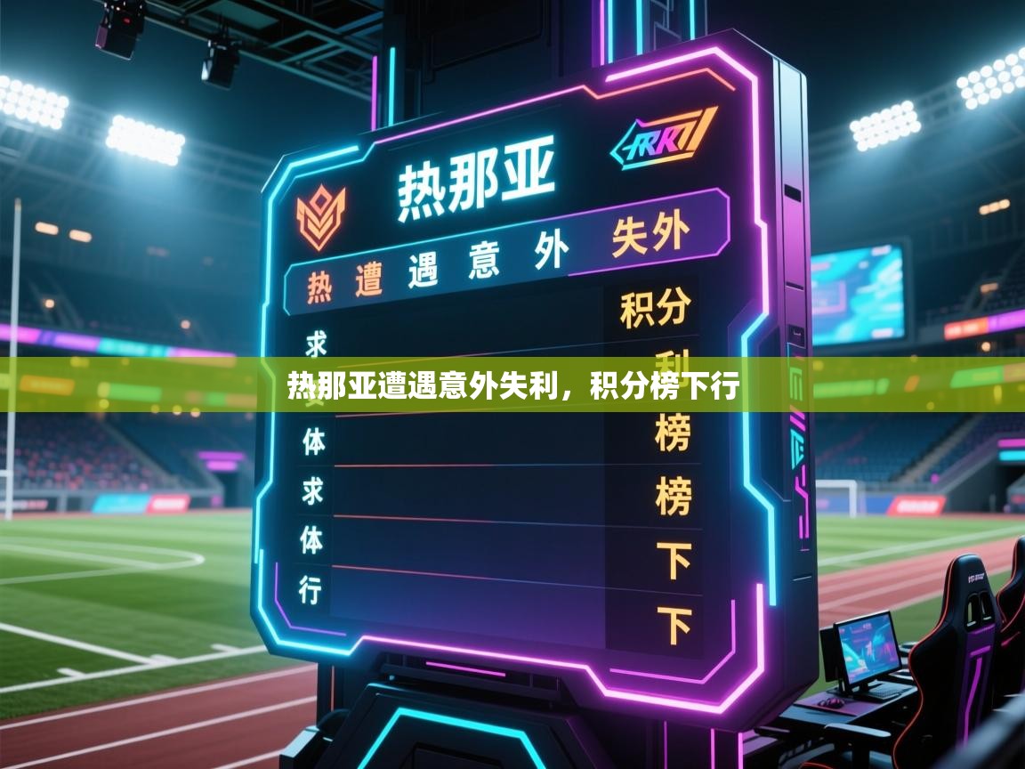 热那亚遭遇意外失利，积分榜下行